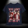 Funny Santa Shirt Meme Collage with Bold Holiday Humor Summer Mens and Womens Loose and Breathable Tshirt Top