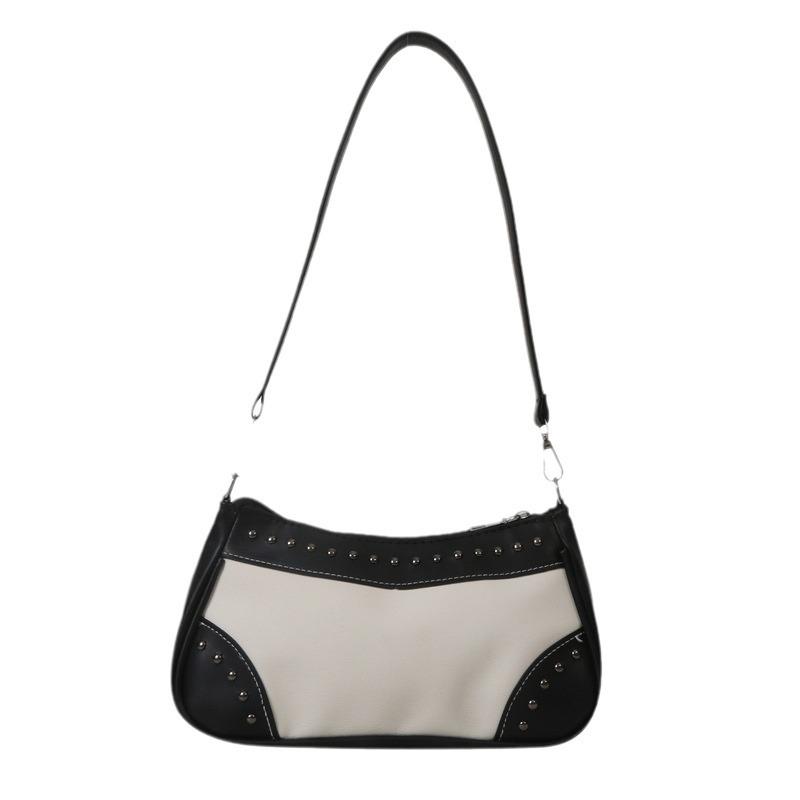 Ретро модная сумка через плечо женская зимняя 2024 новая корейская версия модный нишевый дизайн большая вместительная сумка через плечо сумка-мессенджер