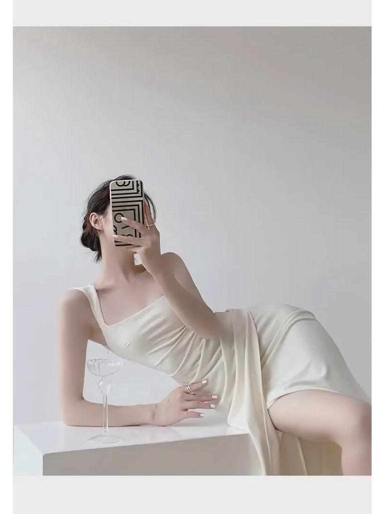 Элегантное летнее платье с принтом «рыбий хвост»: Высококачественный квадратный воротник во французском стиле для женщин