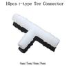 Plastic Material T-Hose Fittings Reducer Joint T-type Tee 4-8mm