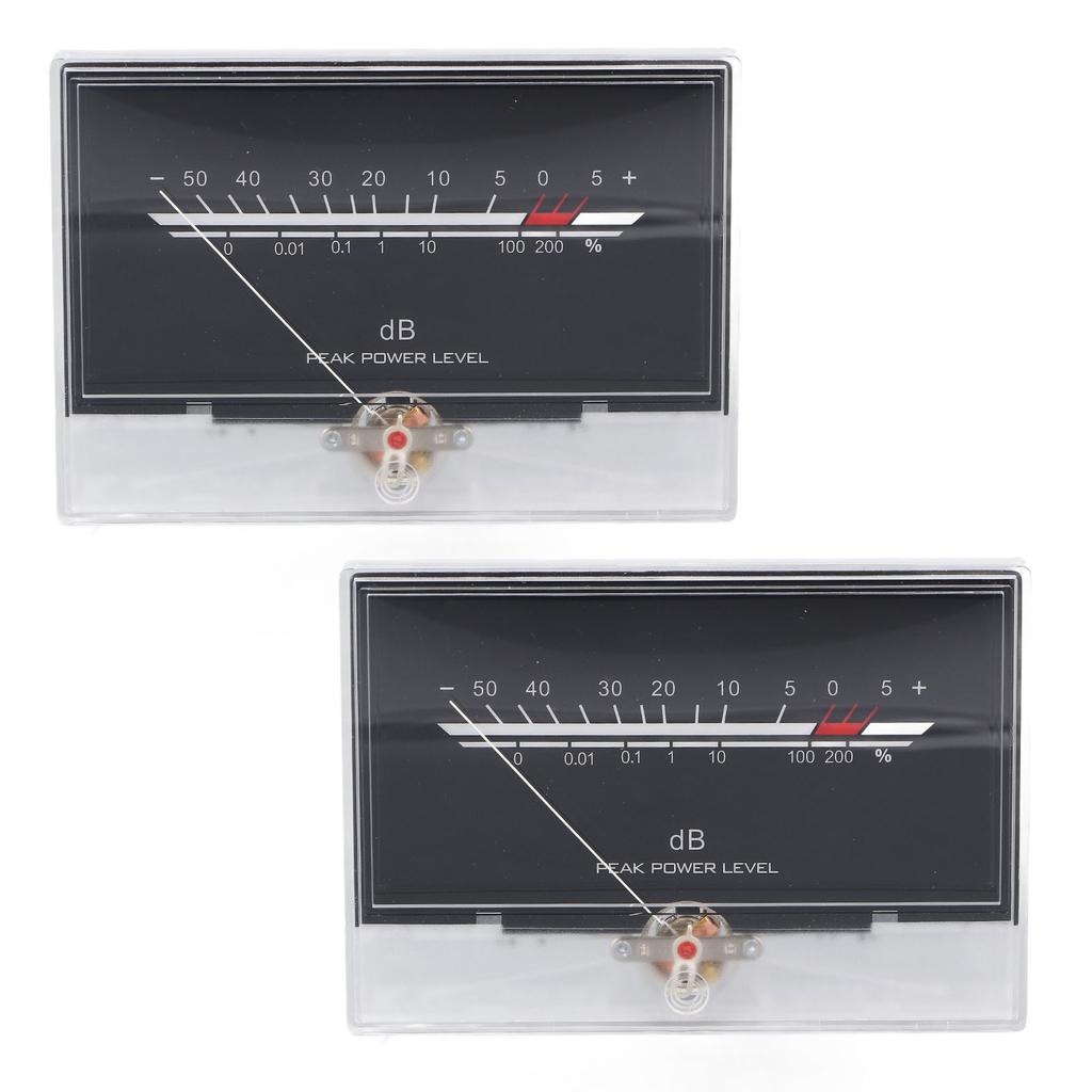 VU Meter High Accuracy Adjustable Backlight Power Amplifier Level Meter with Driver Board for DIY