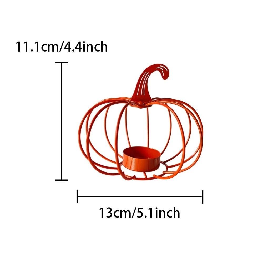 Open-Frame Pumpkin Candle Holder Iron Tealight Holder Creative Halloween Incense Burner Halloween