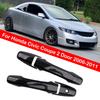 Для Honda Civic Coupe 2-дверный 2006 2007 2008 2009 2010 2011 Автомобиль Стиль Углеродного Волокна Наружная Накладка на Ручку Двери Декоративная Отделка
