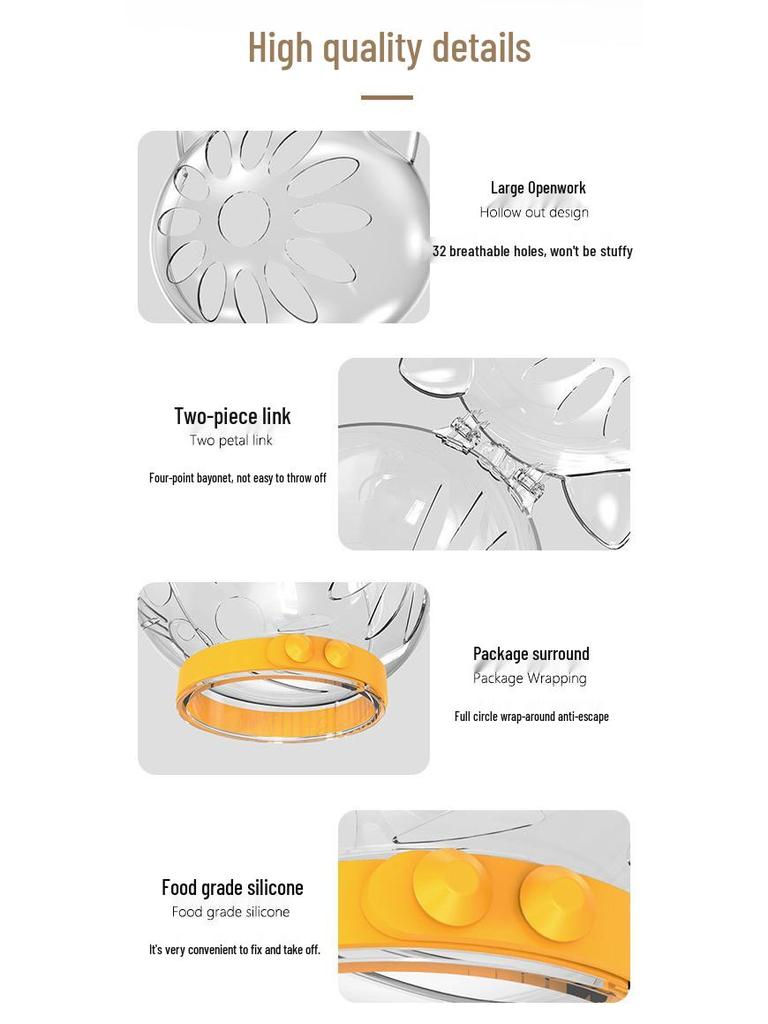 Transparent Outdoor Cat Muzzle: Anti-Scratch, Breathable, Anti-Bite Protective Cover