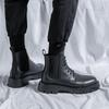 Мужские деловые ботинки на толстой подошве. Модные классические универсальные стили. Обувь для отдыха и моды. Обувь для вечеринок и отдыха для взрослых, офиса и улицы. Мотоциклетная обувь.