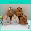 Labubu Capybara Soft Plush Backpack With Zipper Closure For Students And Casual Outings