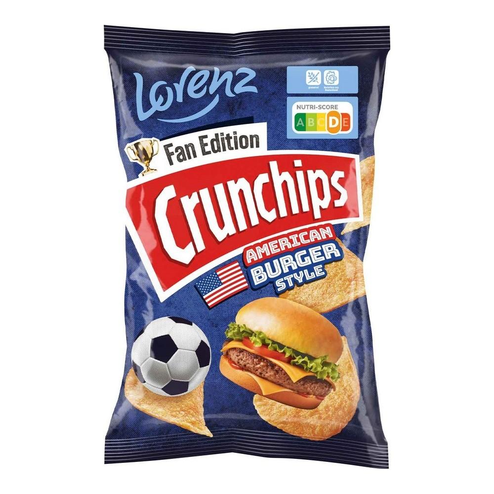 Lorenz Crunch Chips American Burger Style 130G