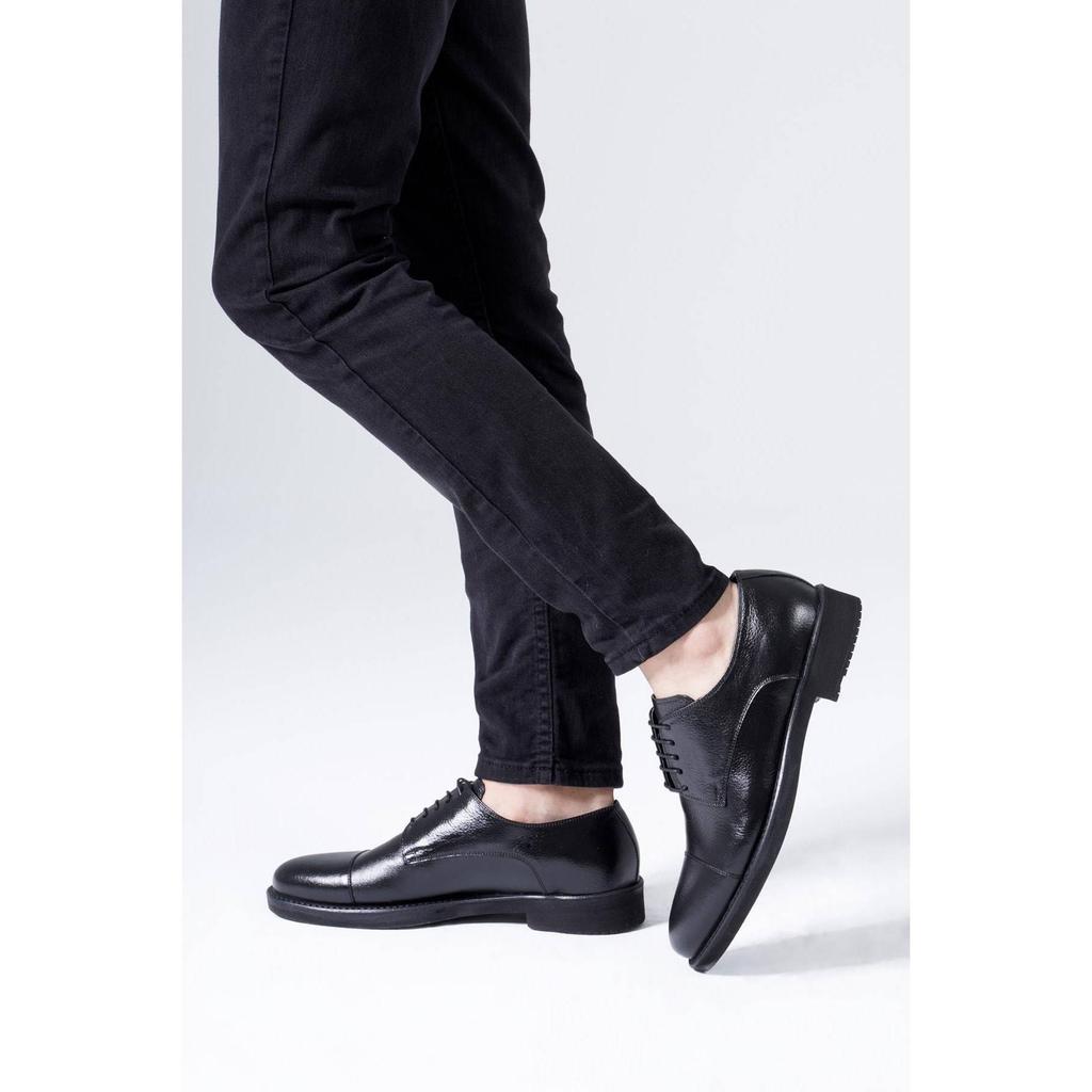 Классическая мужская обувь из натуральной кожи Дерби на шнуровке