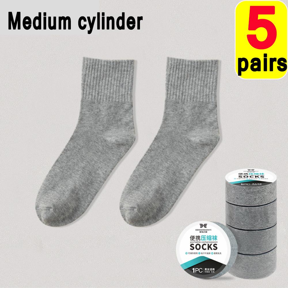 Одноразовые дорожные носки для мужчин и женщин, стираемые компрессионные носки, одноразовые портативные компрессионные хлопковые носки для деловых поездок