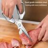 SK5 Stainless Steel Multifunctional Kitchen Shears, Not Rust, for Chicken Bone Fish, with Food Contact