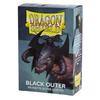 Dragon Shield Matte Outer Sleeves, Standard Size, Black, 100 Sleeves, AT-13003