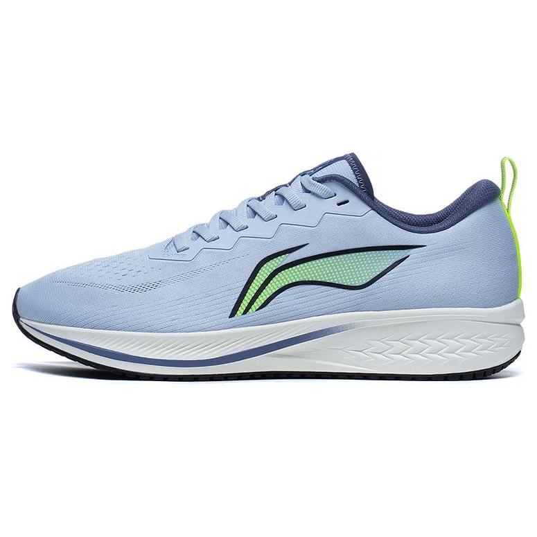 Li Ning Red Hare 6 Универсальные Нескользящие Износостойкие Низкие Беговые Кроссовки Мужские Серый Зеленый ARMT015-8