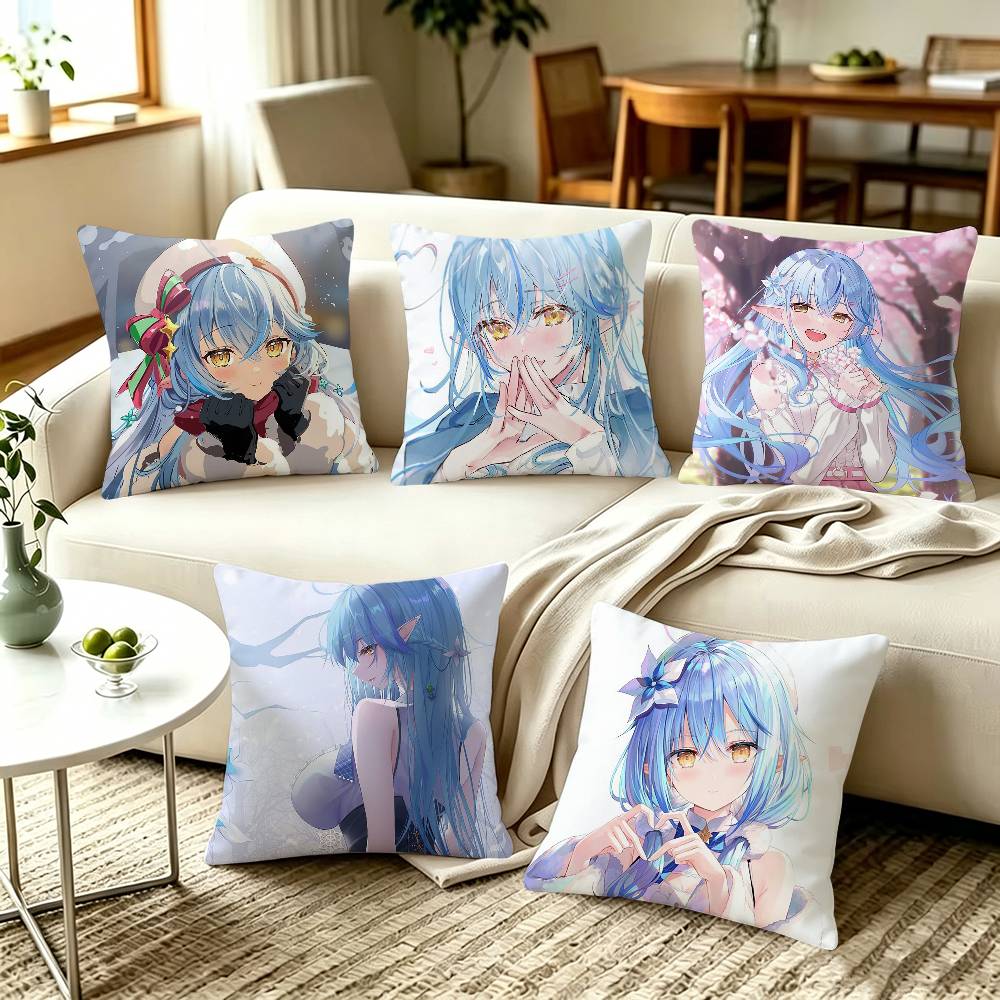 Yukihana Lamy Cute Pillow Covers Home Sofa Cushion Covers and Aecorative Custom