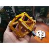 New 3 Bearings Bike Pedals Non-Slip MTB Pedals Aluminum Alloy Flat Applicable Waterproof Cycling Accessories