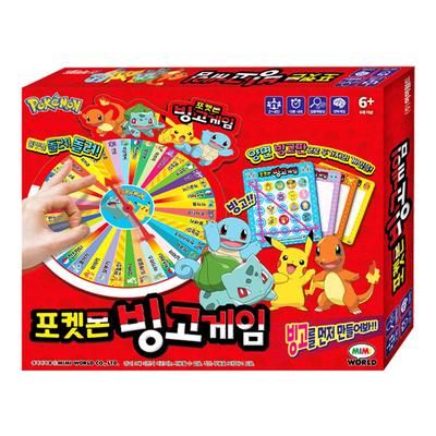 [Mimi World Official] Игра Pokemon Bingo, популярные корейские игрушки-персонажи