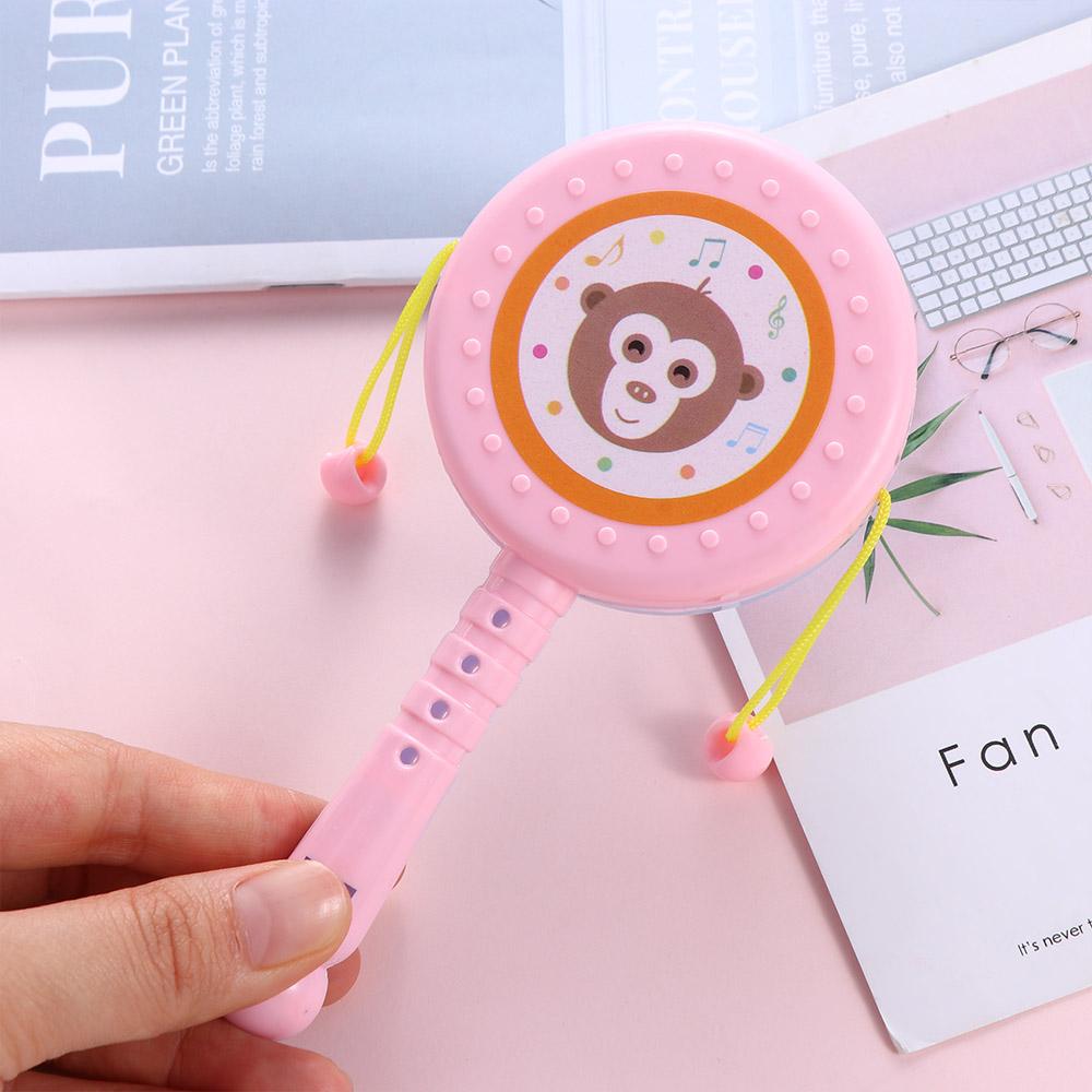 Party Supplies Musical Instruments Toys Rattle Music Toys Cartoon Rattle Kid Rattle Drum Musical