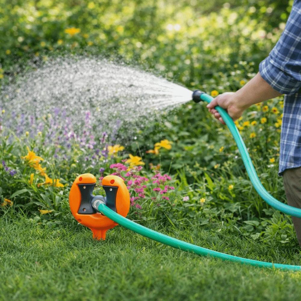 Durable Hose Guide Holder Pointed Head Hose Guide Spike Water Pipe Positioning Tool Lawn Watering