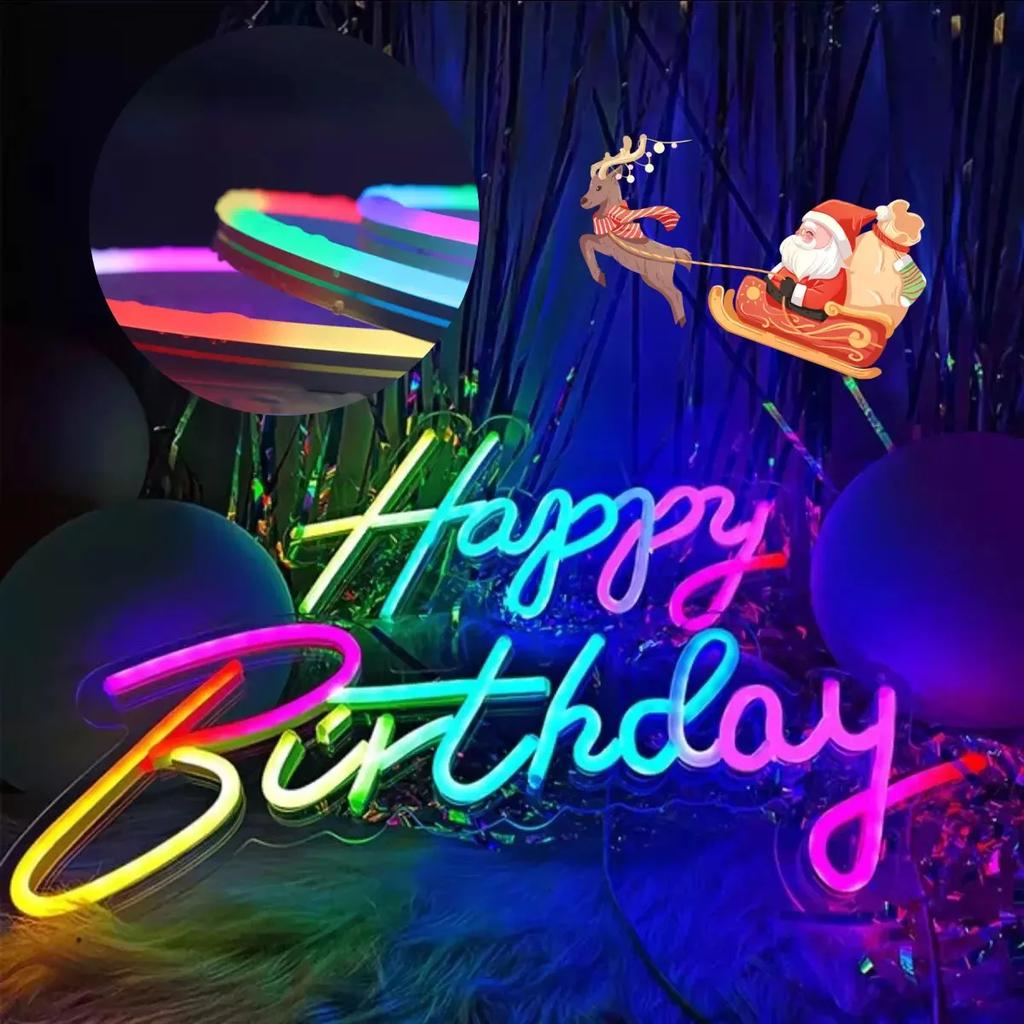 WS2812B USB 5V RGBIC Неоновая светодиодная лента с Bluetooth APP и синхронизацией с музыкой, водонепроницаемая, гибкая, веревочная лампа для вечеринки, спальни, домашнего декора