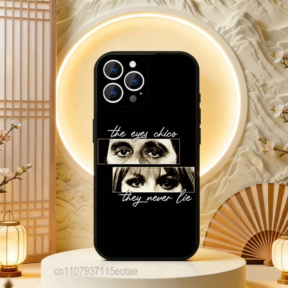 Чехол для телефона S-Scarfaces Tony Montana для iPhone 17,16,15,14,13,12,11,Pro,Max,Plus,E,Air,Mini Защитный Черный Чехол