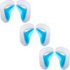 Phoenix Silicone Gel Insoles, Arch Support, Shock Absorption, Sole Support, 3 Pairs (6-Pack), Unisex (6 Insoles (3 Pairs))