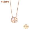 Tancise S925 Sterling Silver Luxury Personality Pendant Necklace Women's Classic Tide Necklace
