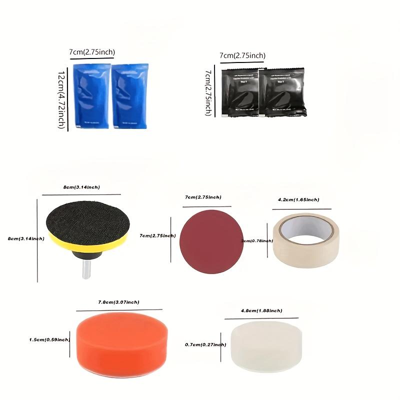 Полировальные наборы для восстановления фар автомобиля, наборы для ремонта фар, полировщик автомобильных фар, чистящая паста, средство для ухода за краской автомобиля, средство для восстановления
