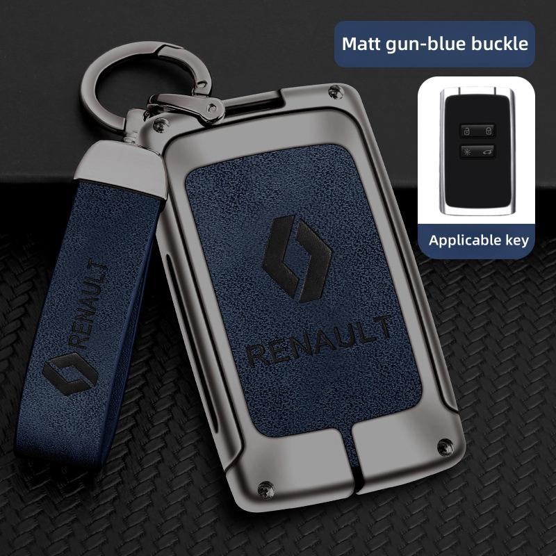 For Renault 2026 New Hub Caps Zinc Alloy Car Key Case Cover Shell For Renault Koleos Captur Kadjar Megane Clio Talisman Scenic A