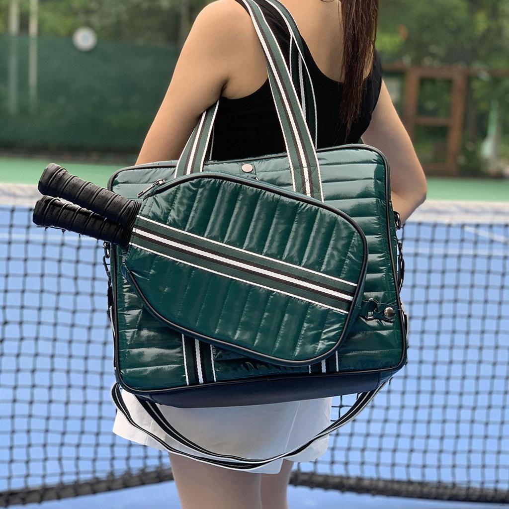 Сумка для тенниса Бадминтон с плечевым ремнем для переноски ракеток Пиклбол Хранение ракеток