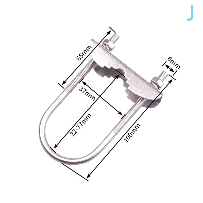 Для ТВ, Си-Би, Любительской связи Двойной Мачтовый Зажим V-образный Блок с U-Болтами M6 Прочный Антикоррозийный Комплект Крепления Мачты к Мачте