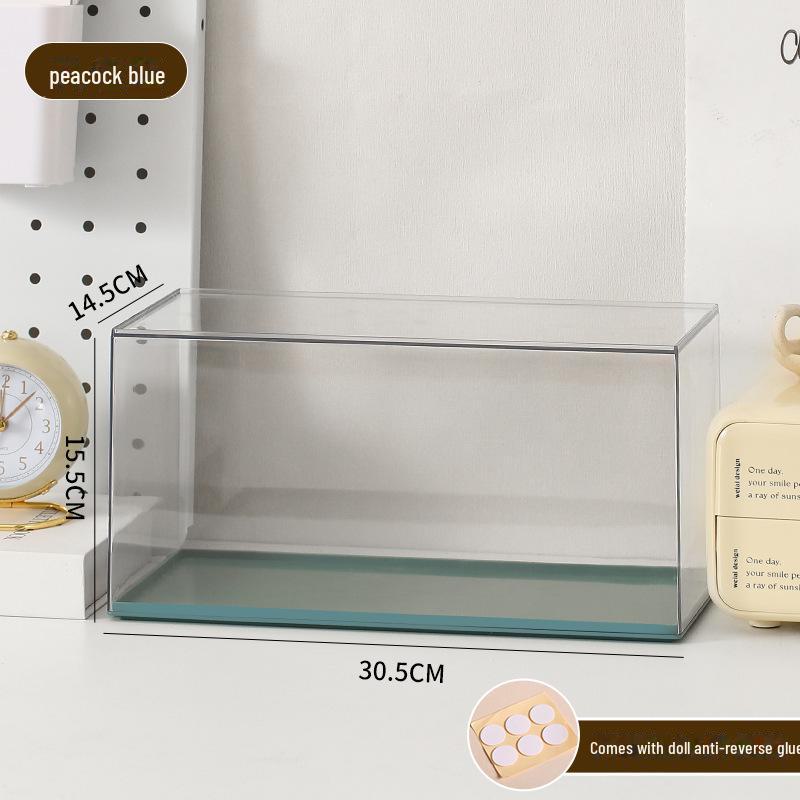 Прозрачный акриловый ящик для хранения LEGO и моделей, пыленепроницаемое матовое покрытие