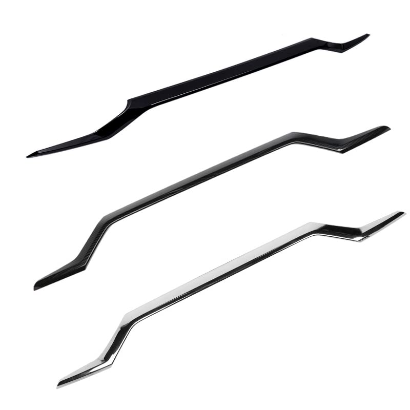 Toyota RAV4 Накладка заднего бампера на дверь багажника Верхняя накладка 1 для модели XA50 SWD-DG (Черный, Кусок) (ABS)