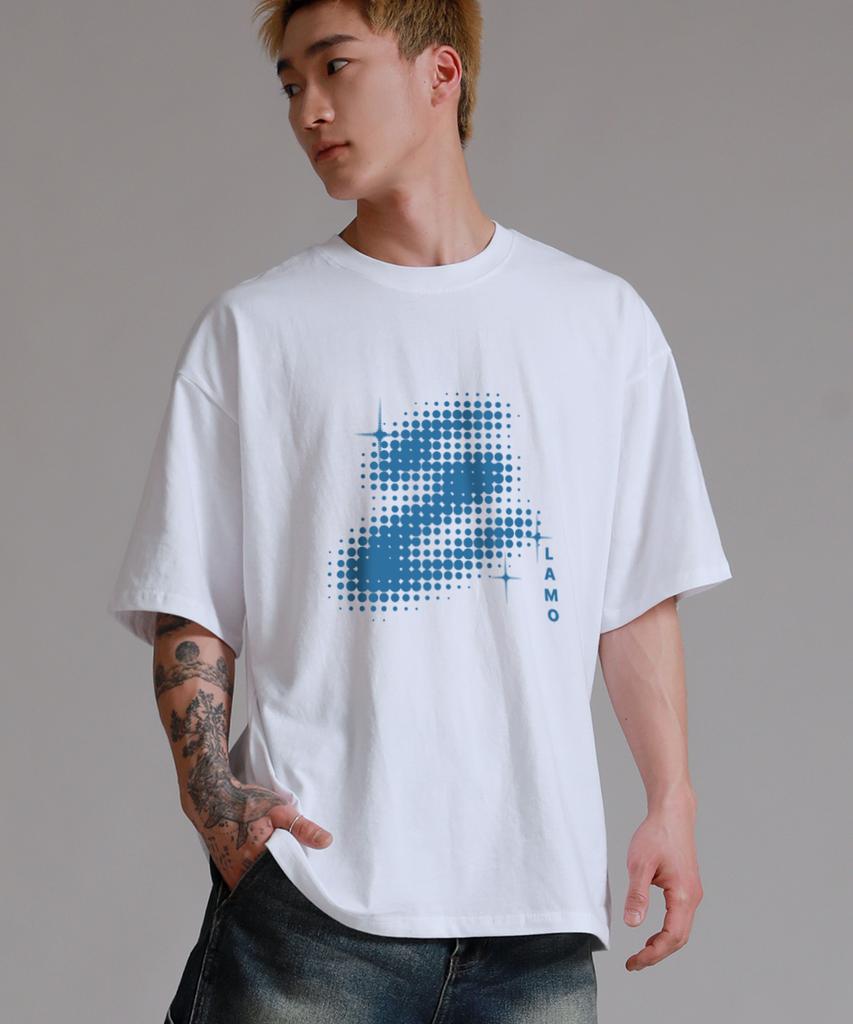 LIKE THE MOST Star One Oversized Short Sleeve T-Shirt 4 Colors