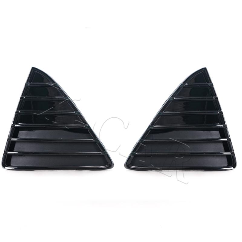 Car Front Bumper Triangle Cover Honeycomb Hole Grille For Ford Focus 3 Grille 2011-2014 BM51-17K946 BM51-17K947