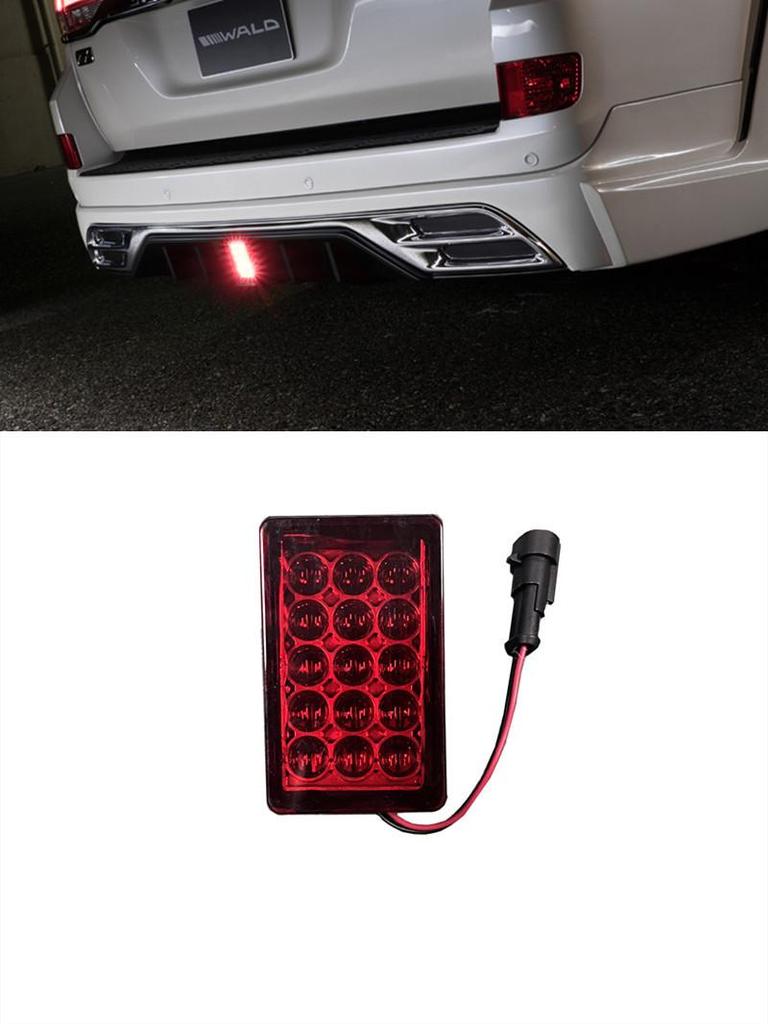 Передний бампер Toyota Land Cruiser Black Warrior 2012-2022 с 8 светодиодными дневными ходовыми огнями