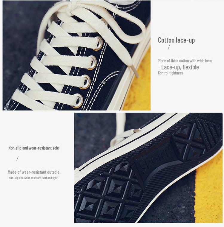 Ретро-ботинки Harajuku с низким верхом из парусины, стиль 1970-х годов, женские летние кроссовки A07