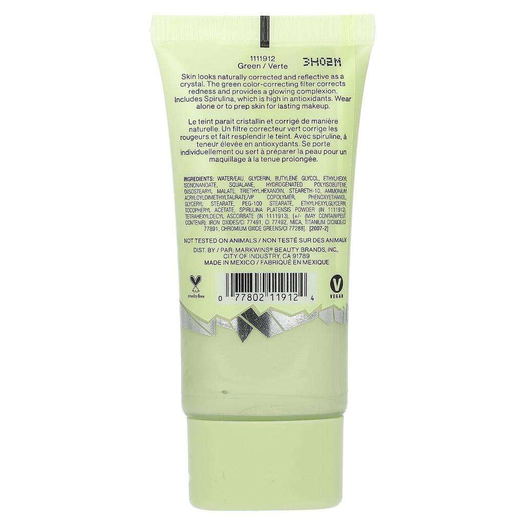 Wet N Wild, База под макияж Glass Correct, Зеленая, 27 мл (0.91 жидк. унц.)