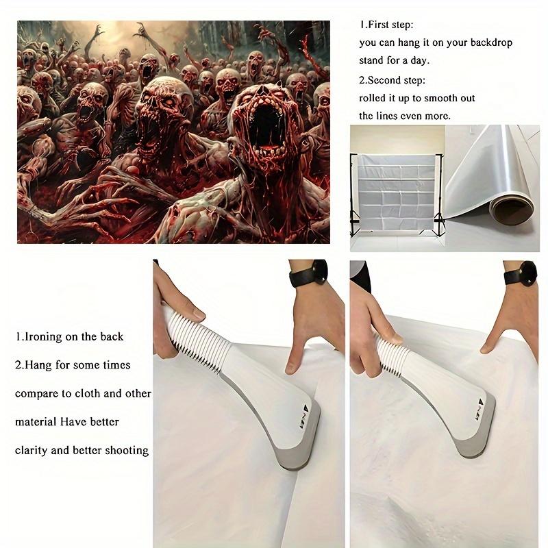 Zombie Vampire Apocalypse Background Cloth, Halloween Party Background, Horror Theme Decoration
