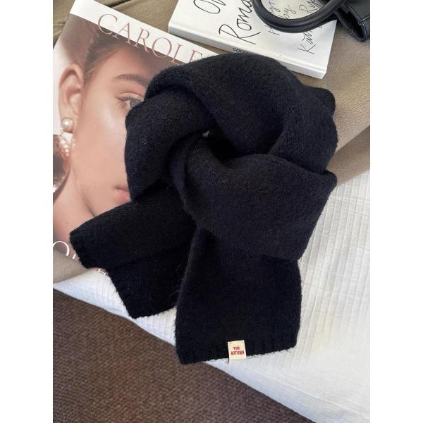 Шарф Qiandongge женский зимний корейский универсальный студенческий парный вязаный теплый шарф прямые продажи с фабрики
