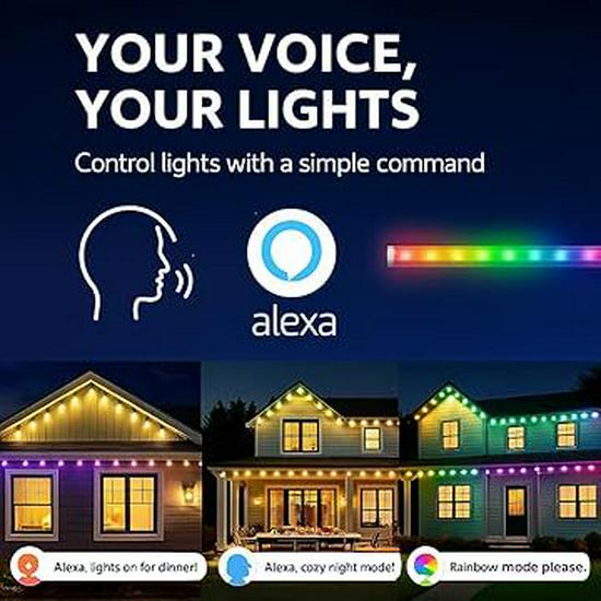 Умная неоновая светодиодная лента Bluetooth для наружной подсветки стен - Изменяющая цвет ПВХ-освещение для атмосферы