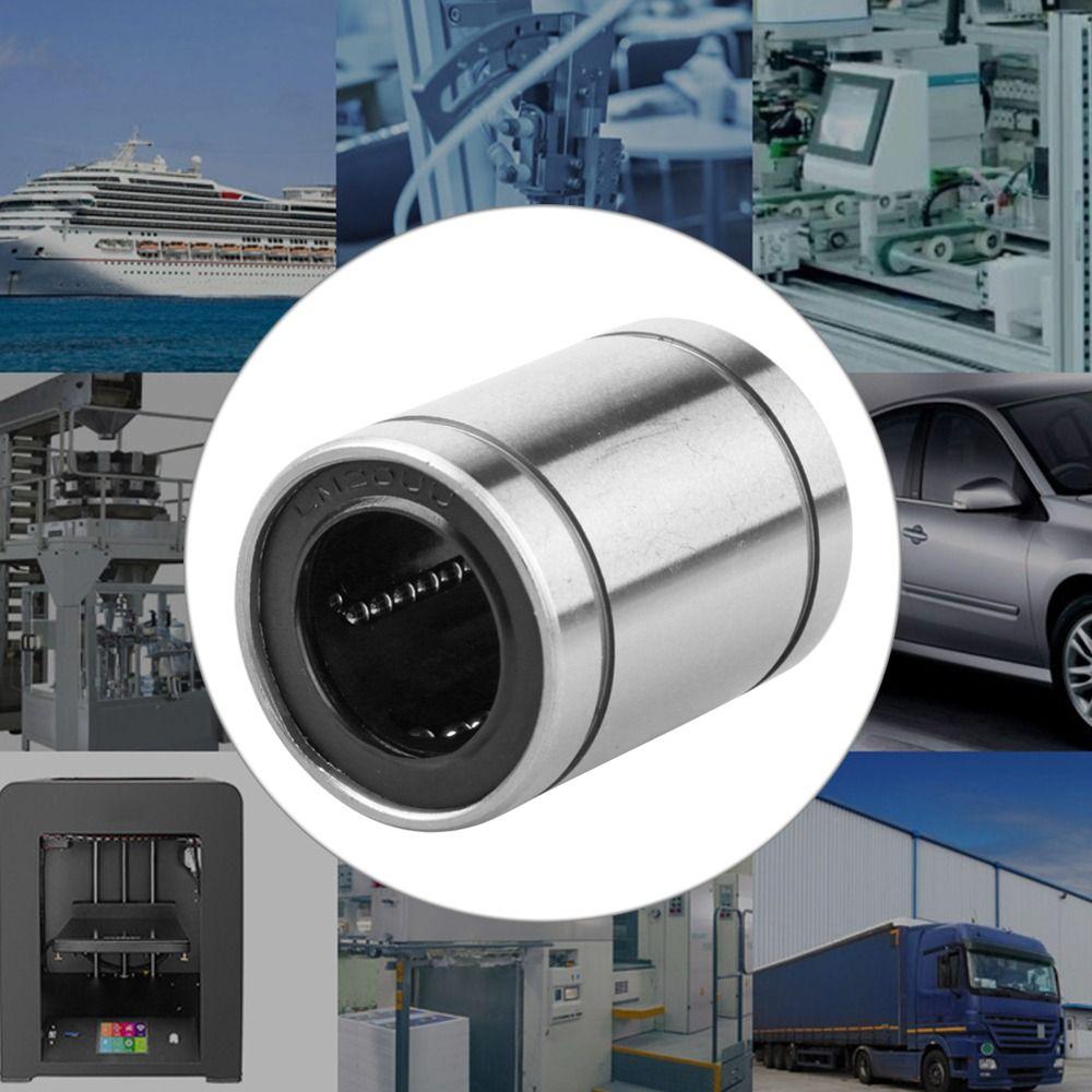 Никелированное для 3D-принтеров Валы Стержни LM8UU LM10UU LM12UU LM16UU Втулка Стальной Линейный Шарикоподшипник LM3UU LM4UU LM5UU LM6UU