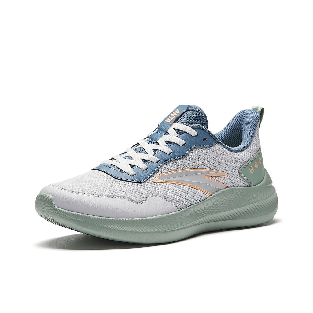 Anta Кроссовки для бега с амортизацией Sky, легкие, мужские, кроссовки, песочно-серый, туманно-голубой, ледяной зеленый, 912615541-6
