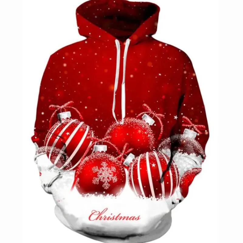 Толстовки мужские модные осенние и зимние рождественские свитера с 3D принтом оверсайз с капюшоном унисекс для мужчин и женщин забавный пуловер в стиле Харадзюку