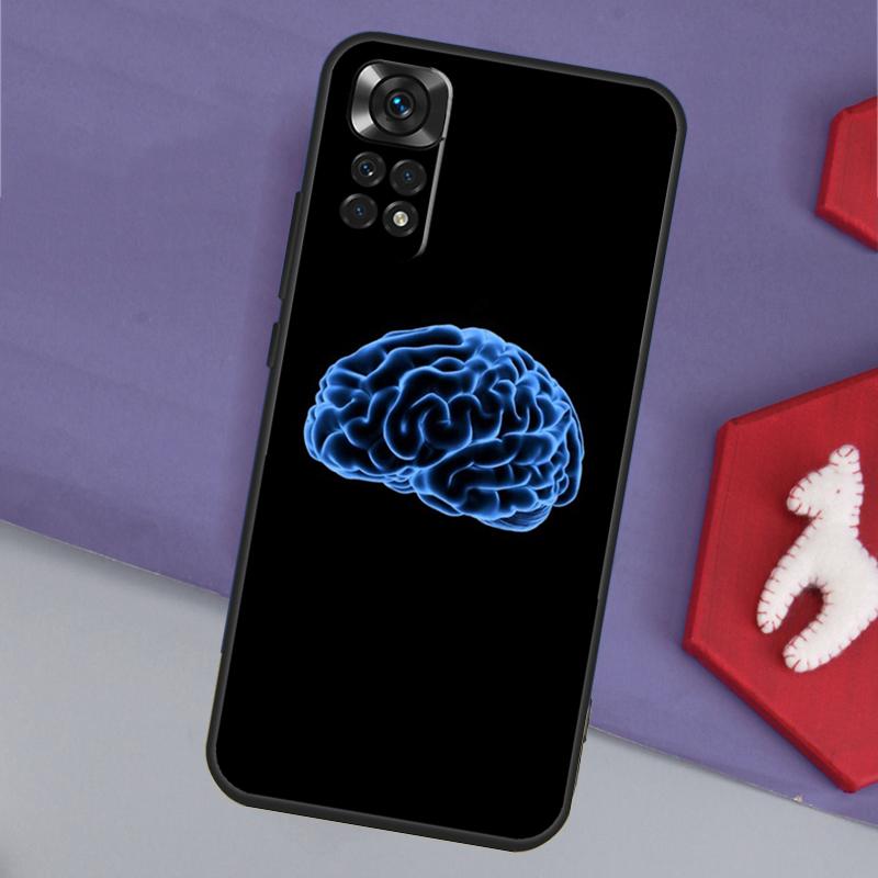 Винтажный Чехол для Телефона с Анатомическим Сердцем и Мозгом для Xiaomi Redmi Note 12 12S 11 11S 10 10S 9 9S 8 Pro Redmi 12 9C 10C 12C