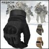 Military Hard Knuckle Tactical Gloves Motorcycle Gloves Motorbike ATV Riding Army Combat Full Finger Gloves for Men Airsoft