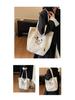 2025 Autumn/Winter Women's Lightweight Korean Style Tote Bag - Large Capacity, Simple Fashion, Commuter-Friendly