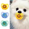 Cartoon Dog Sleeping Pacifier Soft Puppy Chewing Toy Pet Silicone Pacifier for Dogs Cats