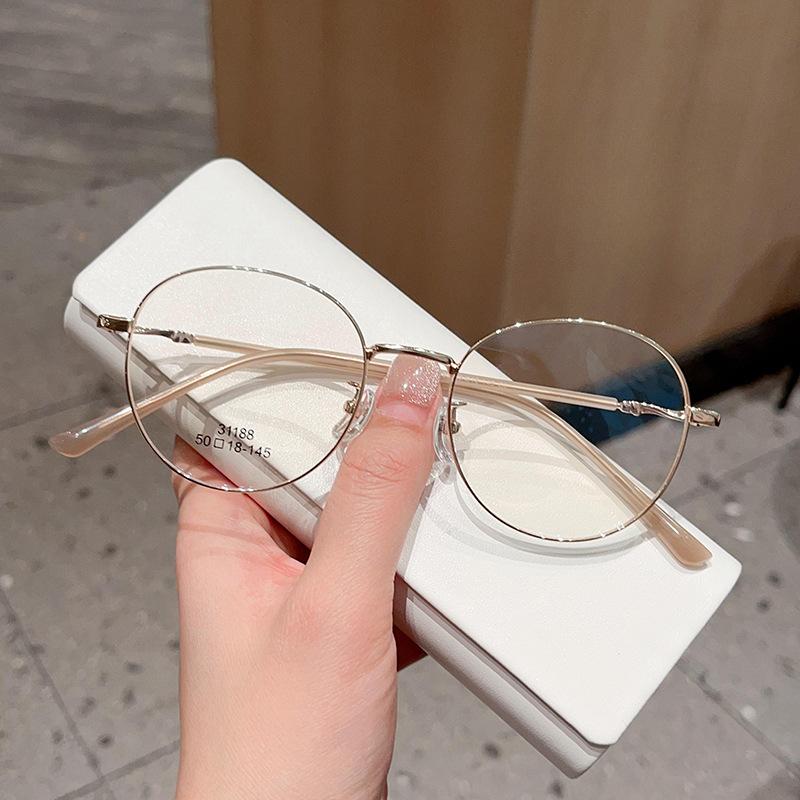 Литературная ретро маленькая круглая оправа для близорукости для мужчин и женщин, простые очки Yan Feng Danyang