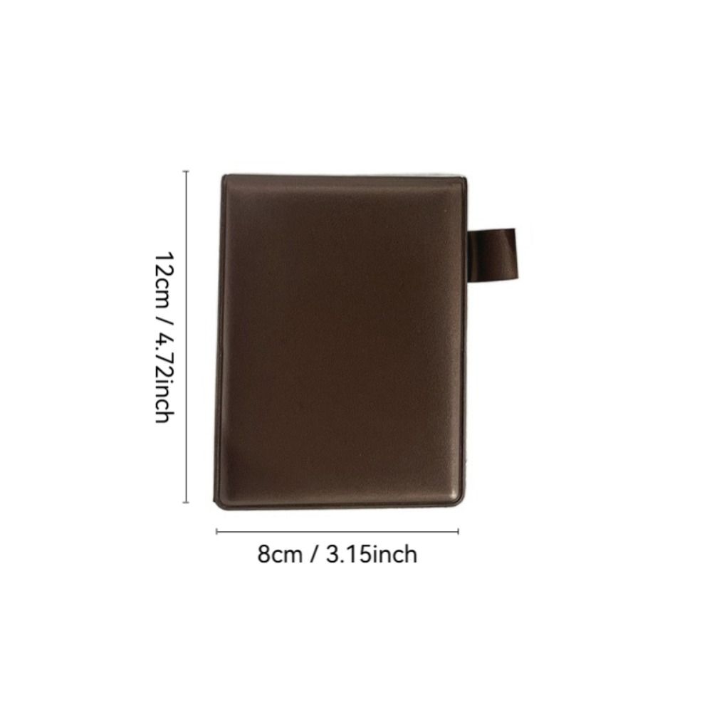 Блокноты из ПУ кожи с чистыми внутренними страницами, ретро мини карманная книжка для студентов, школьные принадлежности