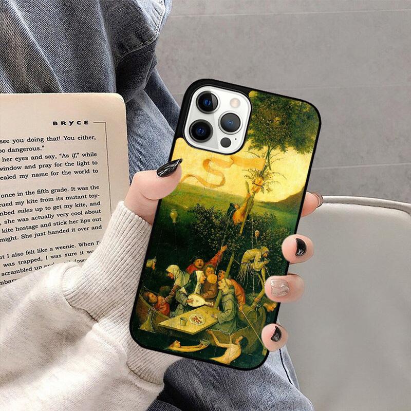 Hieronymus Bosch Art Phone Case For iPhone 17 Air 16 15 14 plus 11 12 13 Pro Max coque Cover Shell