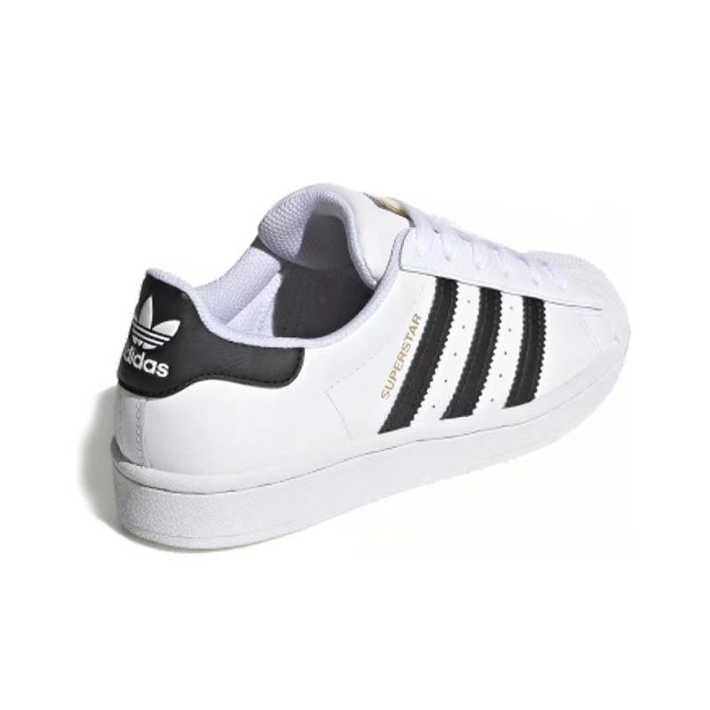 Adidas Кроссовки Superstar Cloud White Core Black Gold GS FU7712